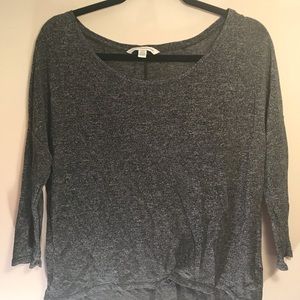 American Eagle jersey grey top.
